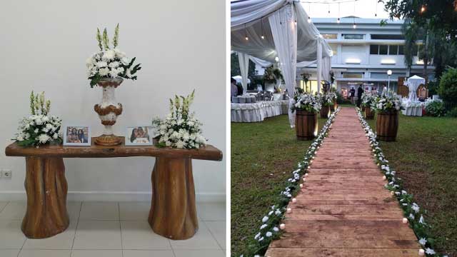 Dekorasi Wedding di Wisma Subud